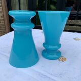 Pair of opaline vases