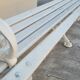 Garden bench signed Godin cast iron bourgeois house
