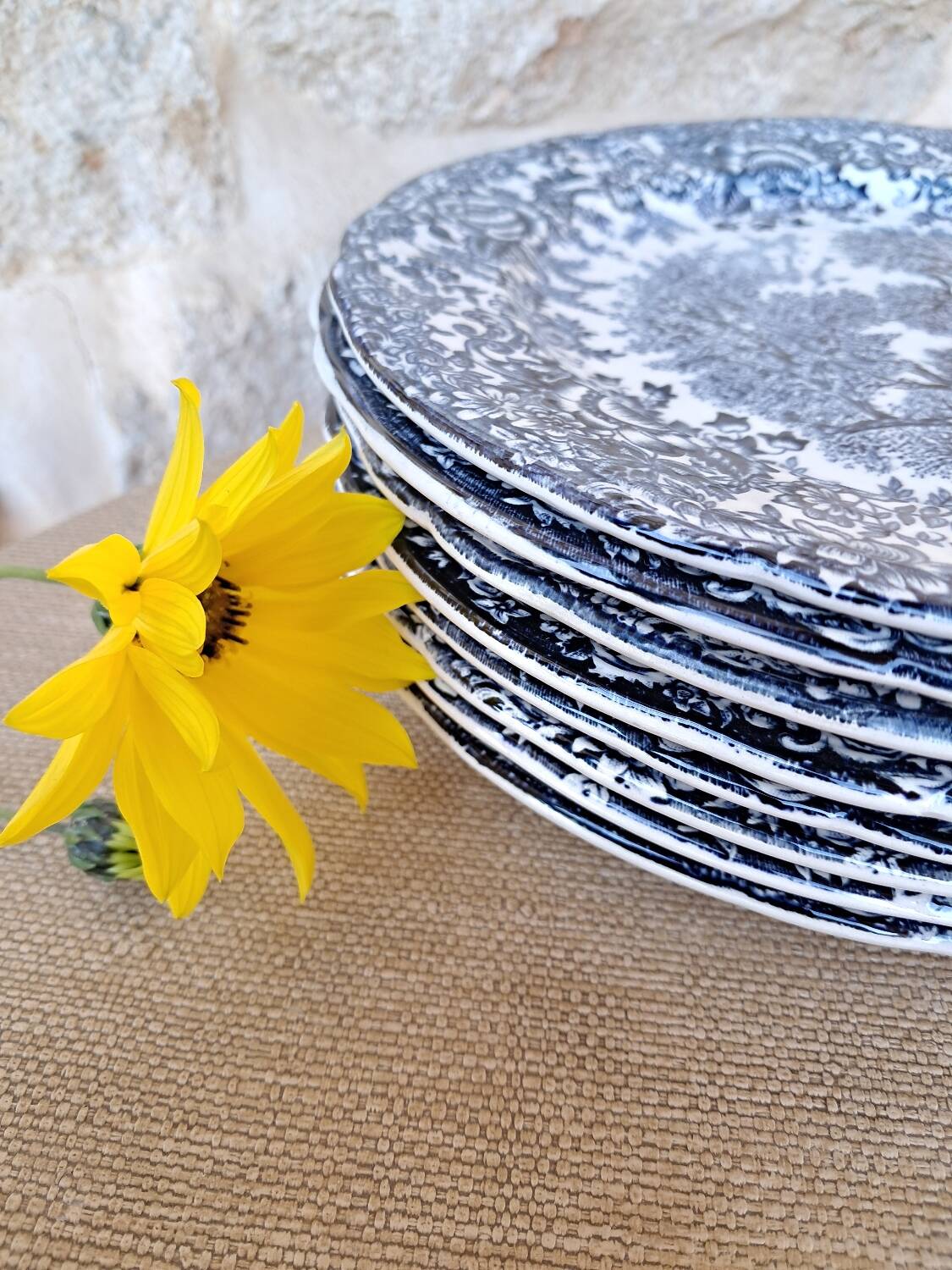 Antique dessert plates
