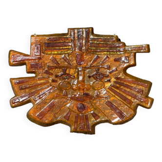 Bas-relief in fractal resin by Matius France 1970