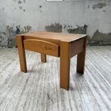 Solid elm bedside table Maison Regain