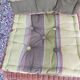 4 fauteuils et table basse en rotin et bois de bambou, vintage