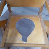 Fauteuil chaise pot enfant pieds compas