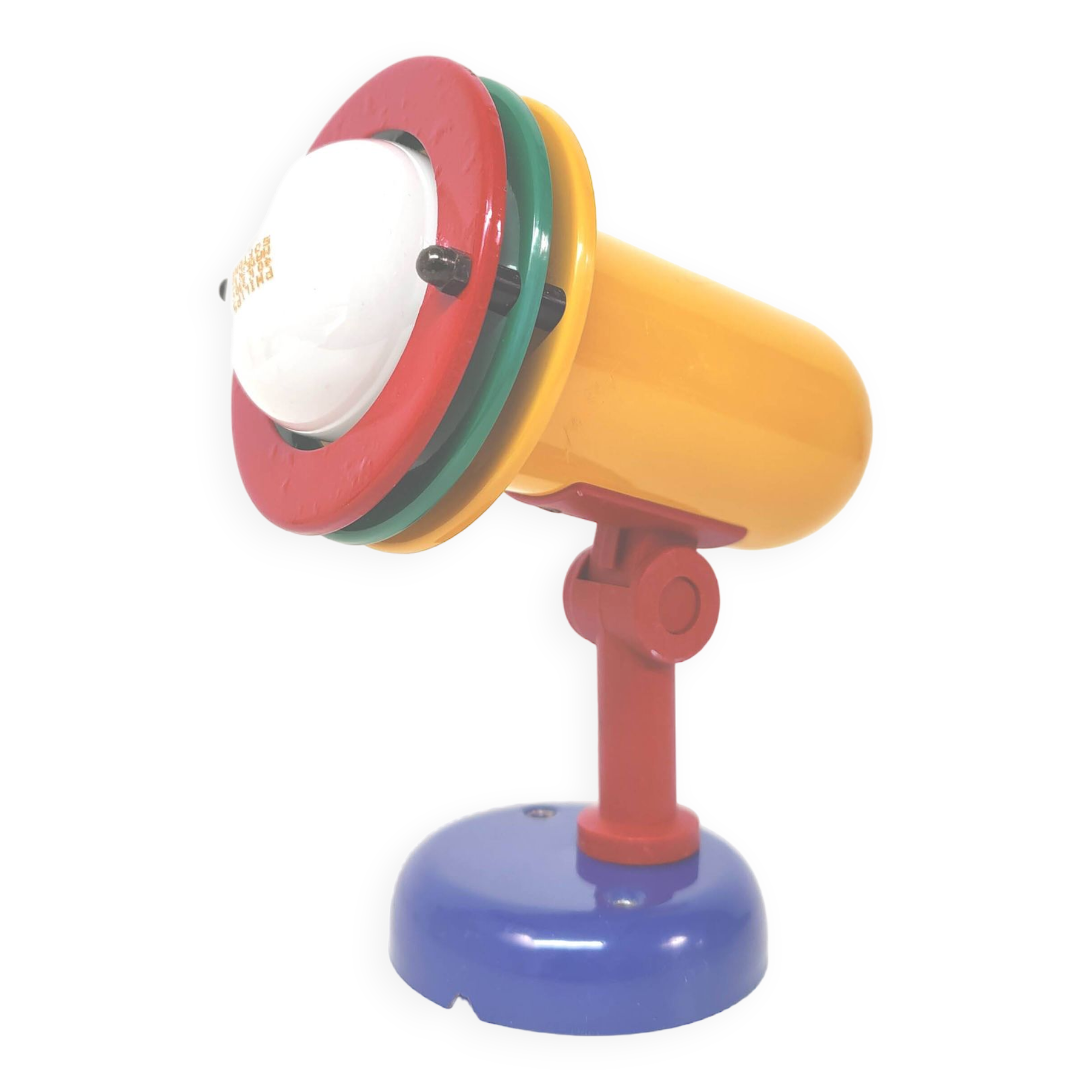 Menphis type primary color spot light from the 80s