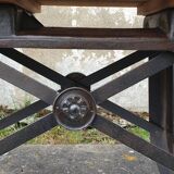 Table or console industrial machine foot 1900s