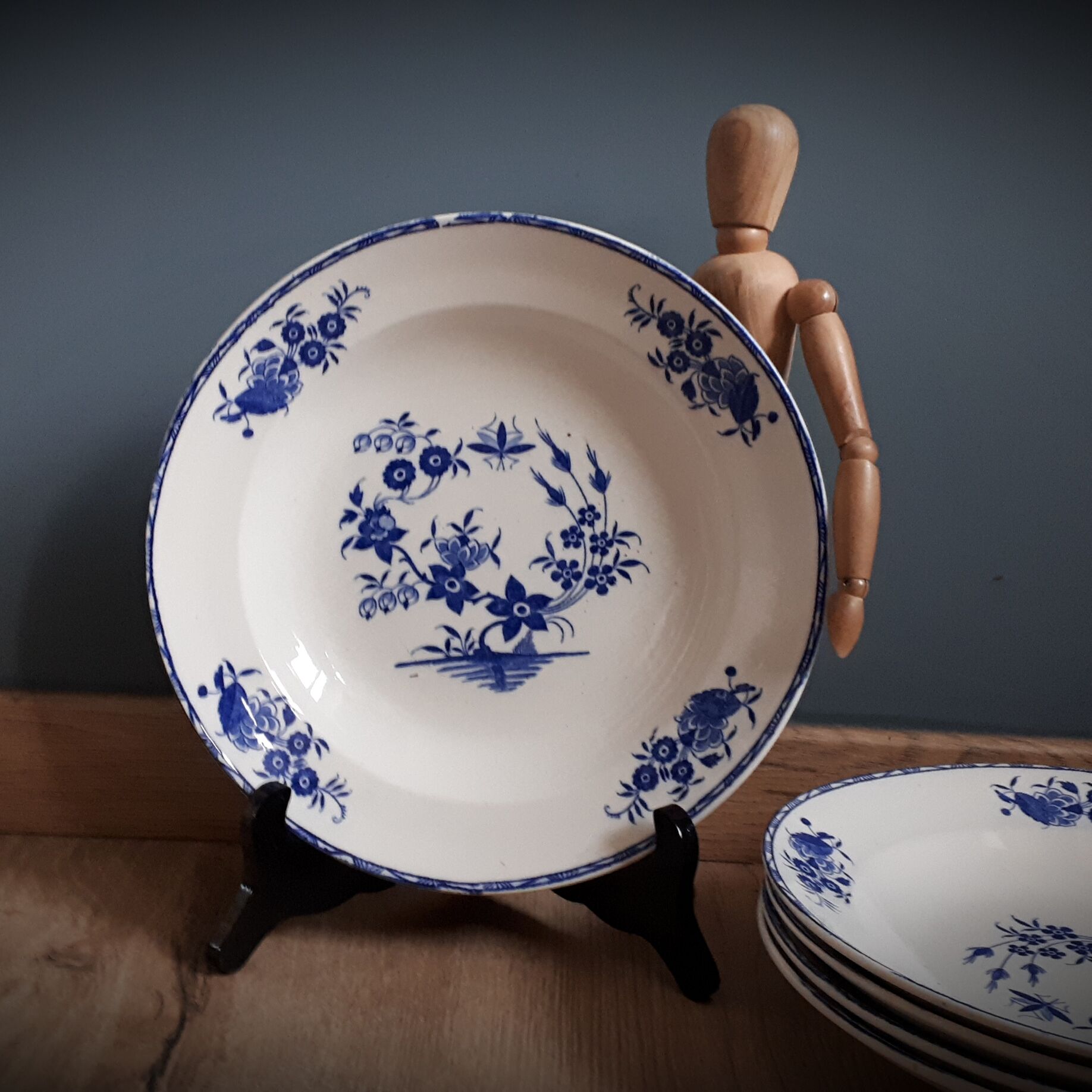 Set of 5 deep plates Grand Bouquet