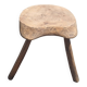 Old wooden tripod stool