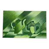Cubist still life oil on canvas