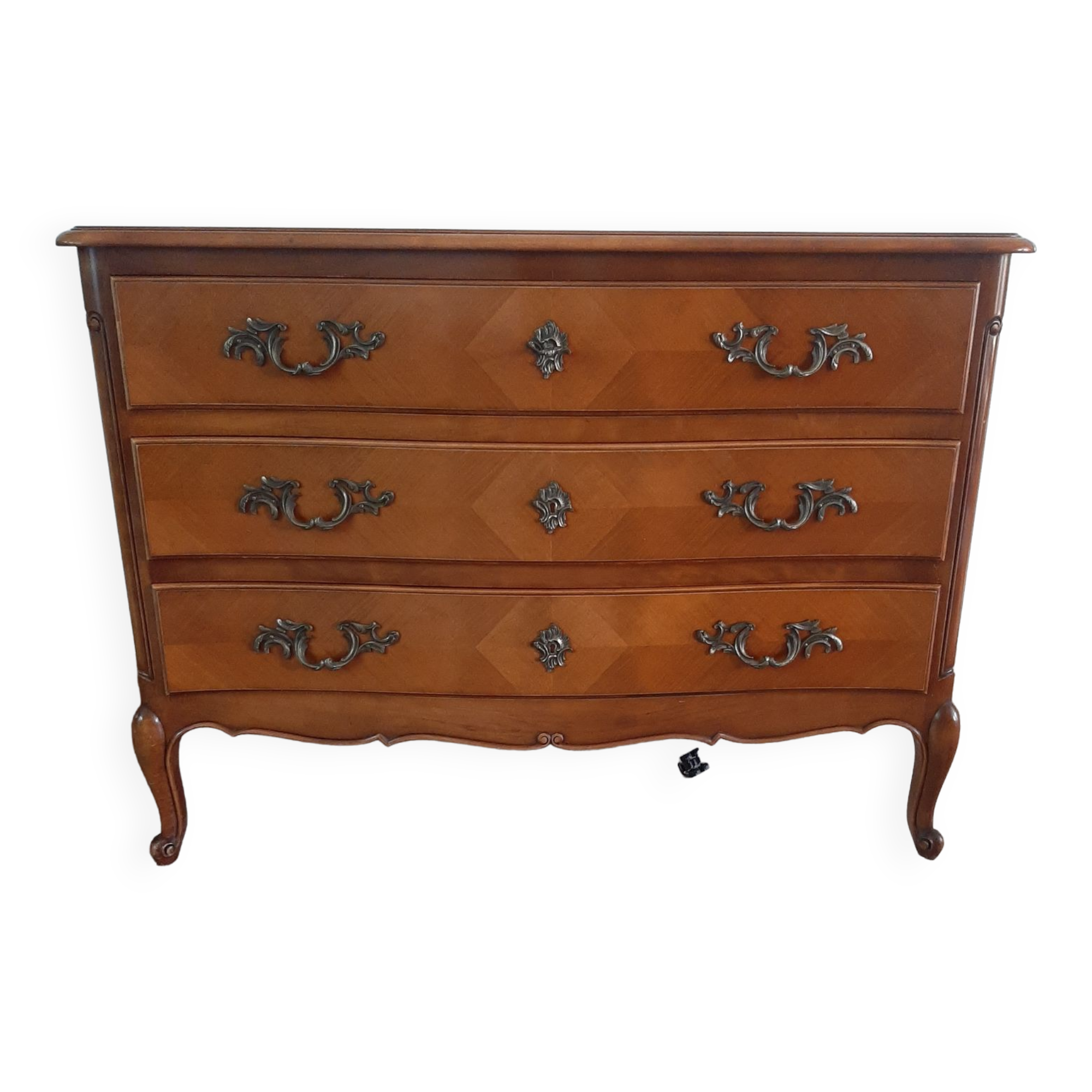 Commode 3 tiroirs style XVI avec 1 serrure