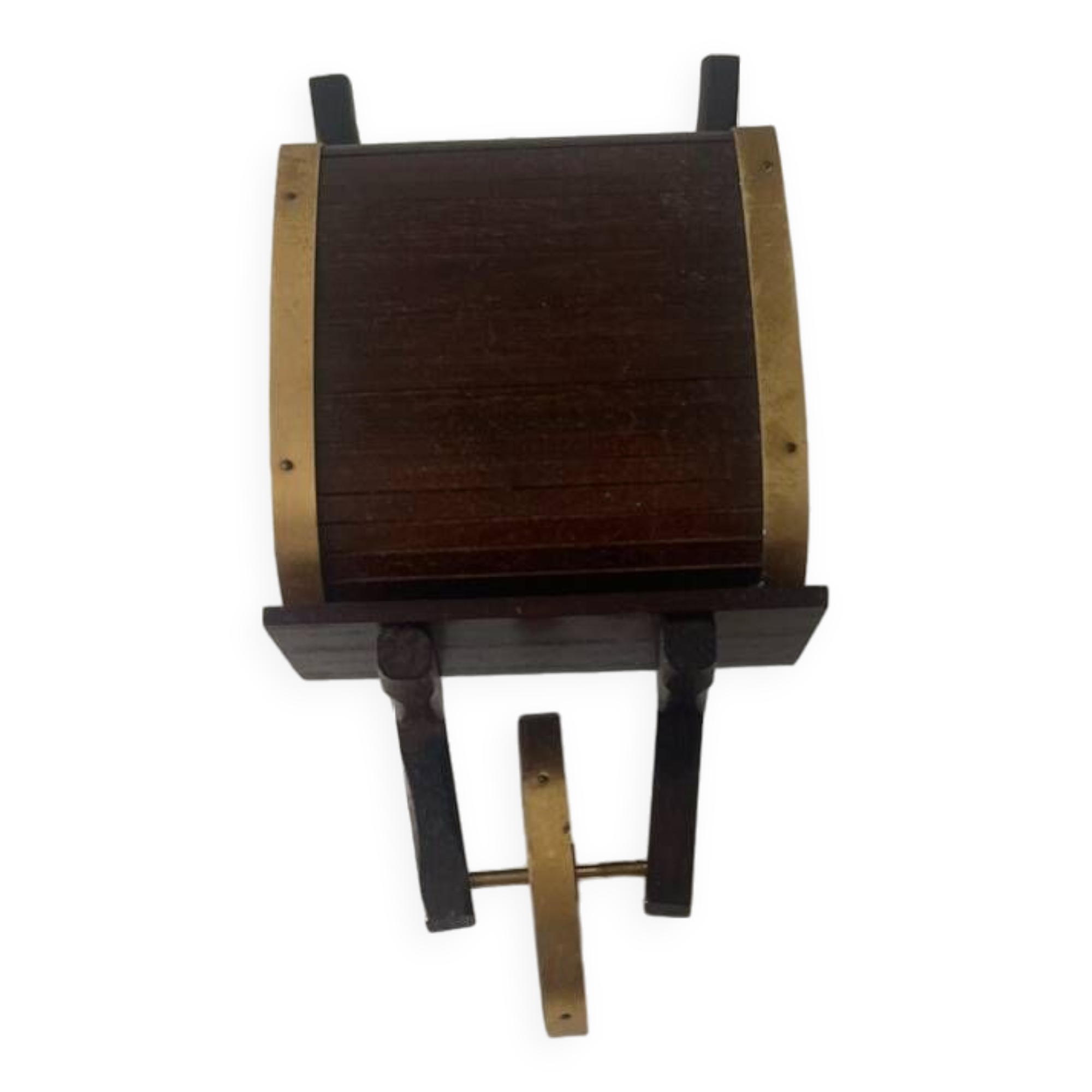 Wheelbarrow cigarette box with ashtray