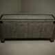 Maitland-Smith tessellated marble and brass sideboard 1980s