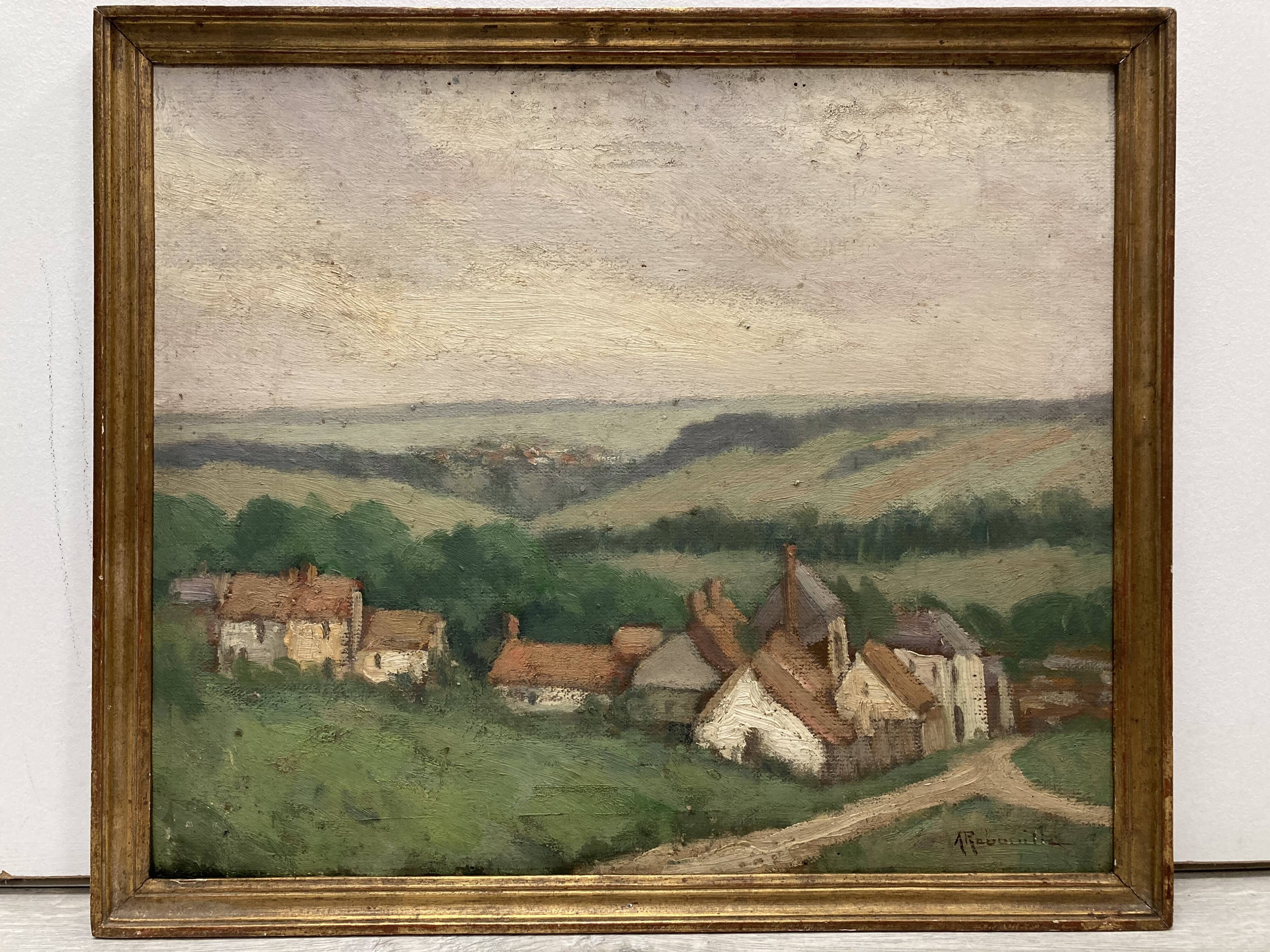 Signed landscape painting