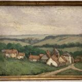 Signed landscape painting