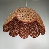 Rattan flower suspension