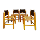 4 chairs by knud friis & elmar moltke nielsem circa 1960