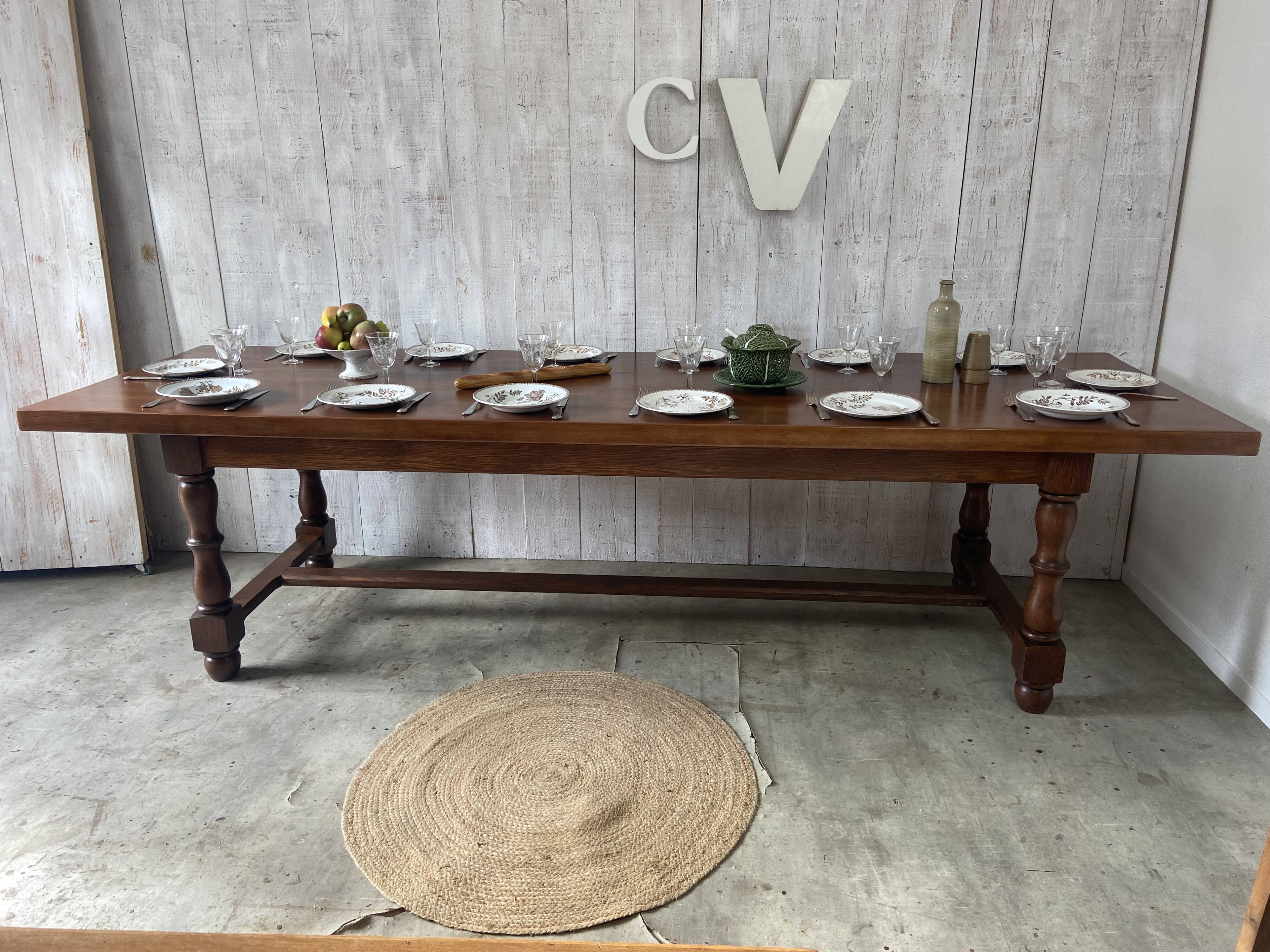 Grande table de ferme