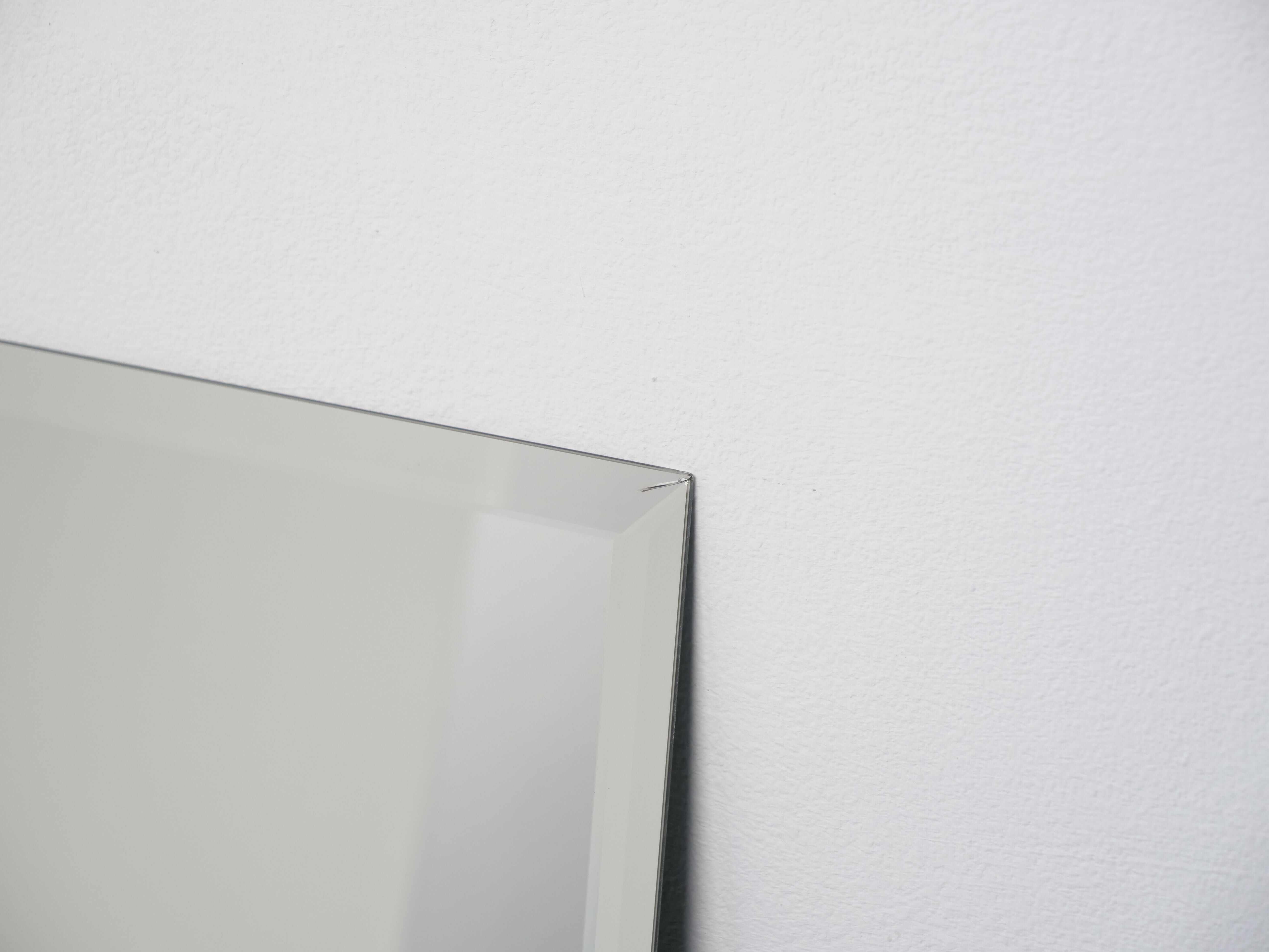 large decorative relief mirror 1980