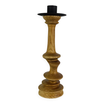 Bougeoir bois vintage 