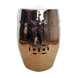 Chinese silver ceramic stool