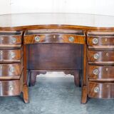Victorian desk with leather top, restored.
