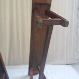 Pair of old benches in chene