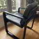 Hombre leather armchair by Burkhard Vogtherr vintage 70s