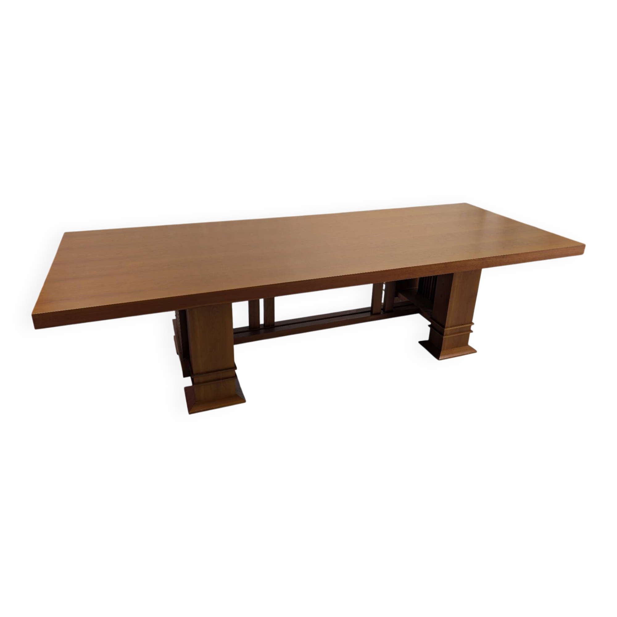 Dining table "Allen 605" in solid cherry by Frank Lloyd Wright p