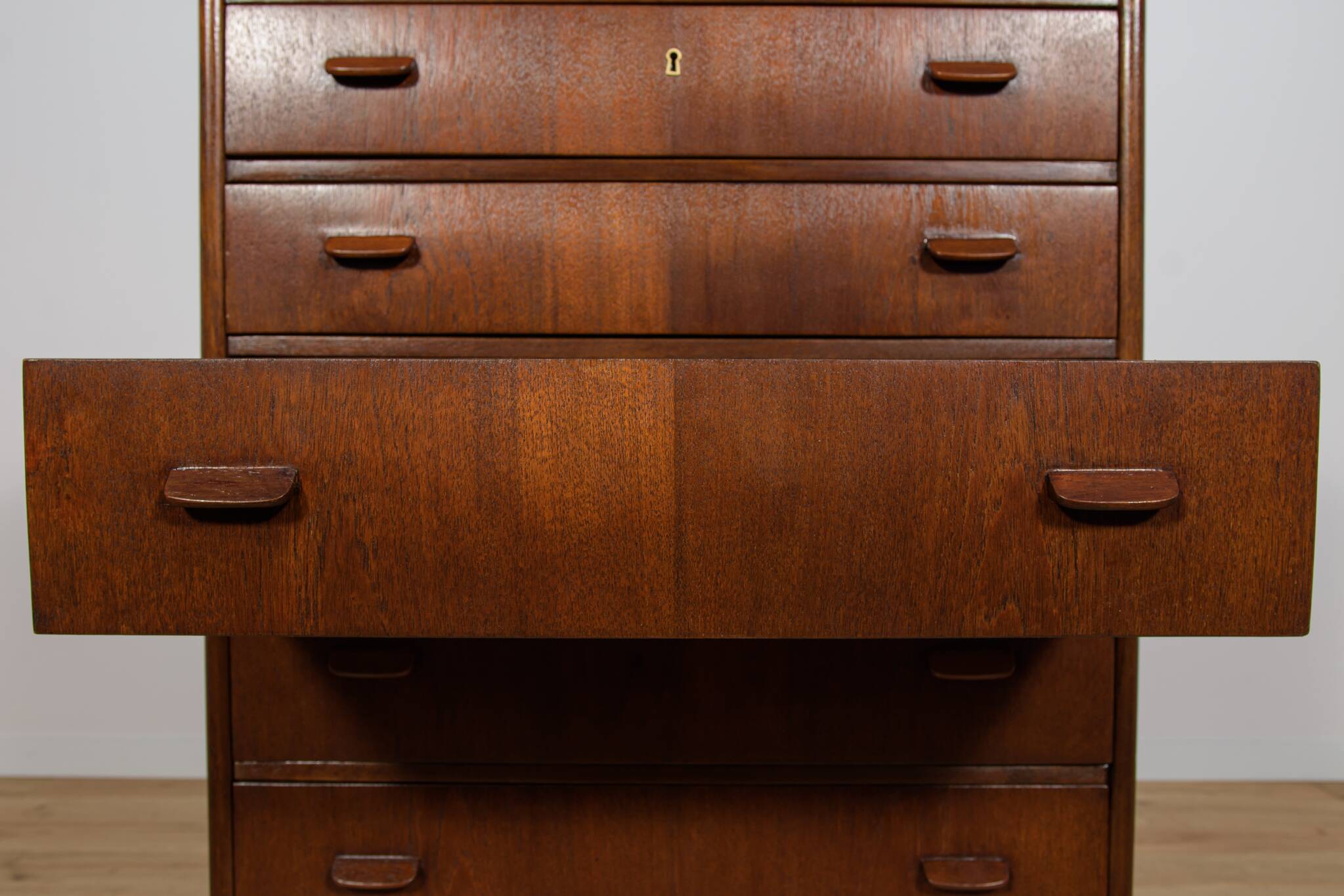 Commode en teck du milieu du siècle, Danemark, années 1960