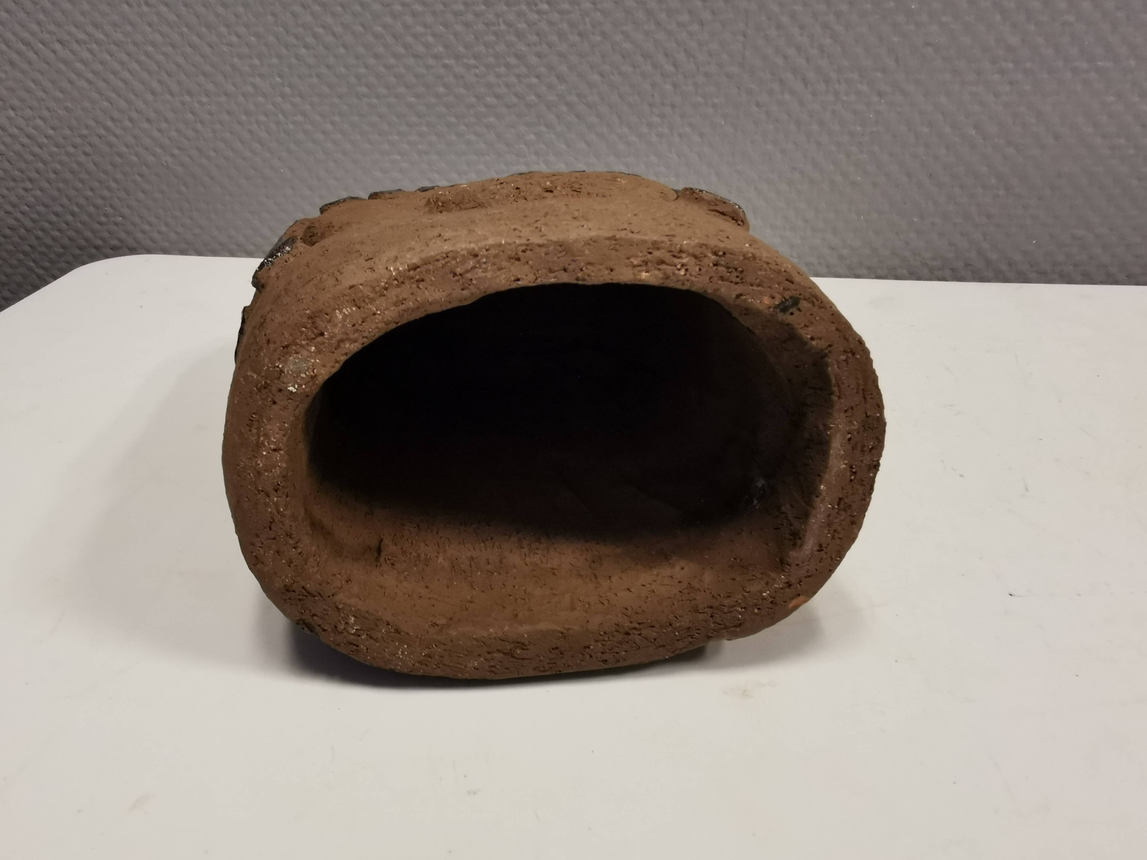 Decorative ceramic head from Sloth Ceramics Denmark 1979.