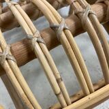 Chair rattan peacock