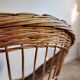 Wicker basket chair