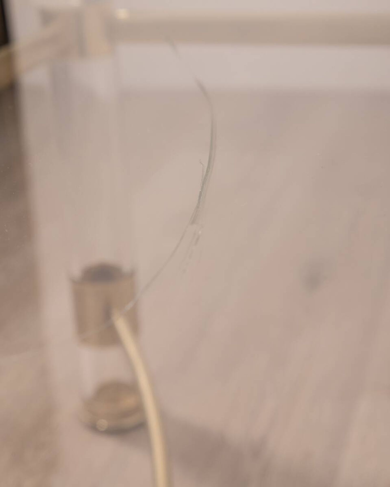 Vintage 70's table in brass and lucite design by sandro petti for metalarte