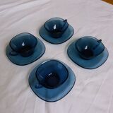 Set of Vereco cups and saucer
