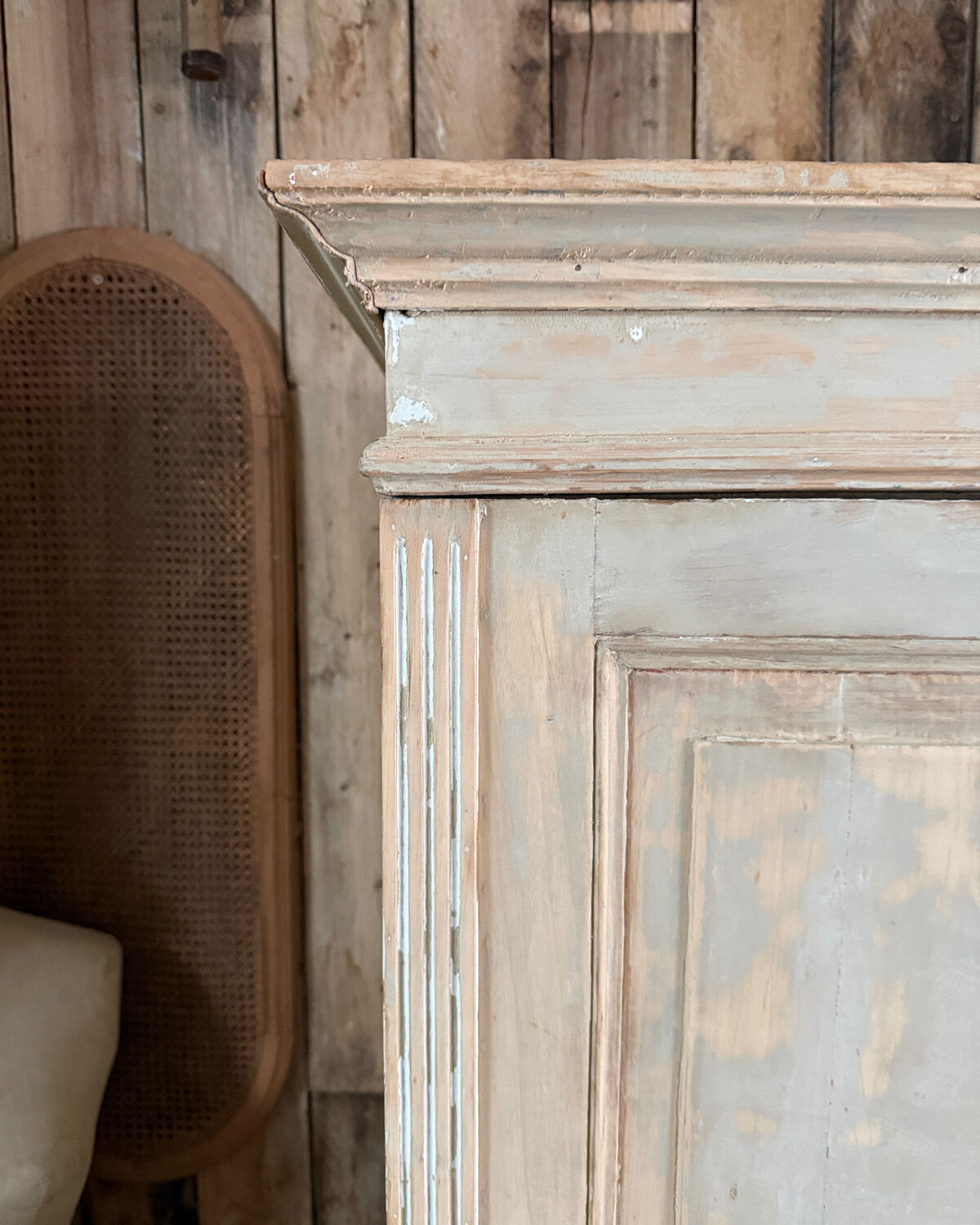 Patinated Parisian wardrobe (renovated)