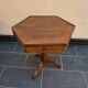 Table d'appoint guéridon vintage en bois de qualité ancien