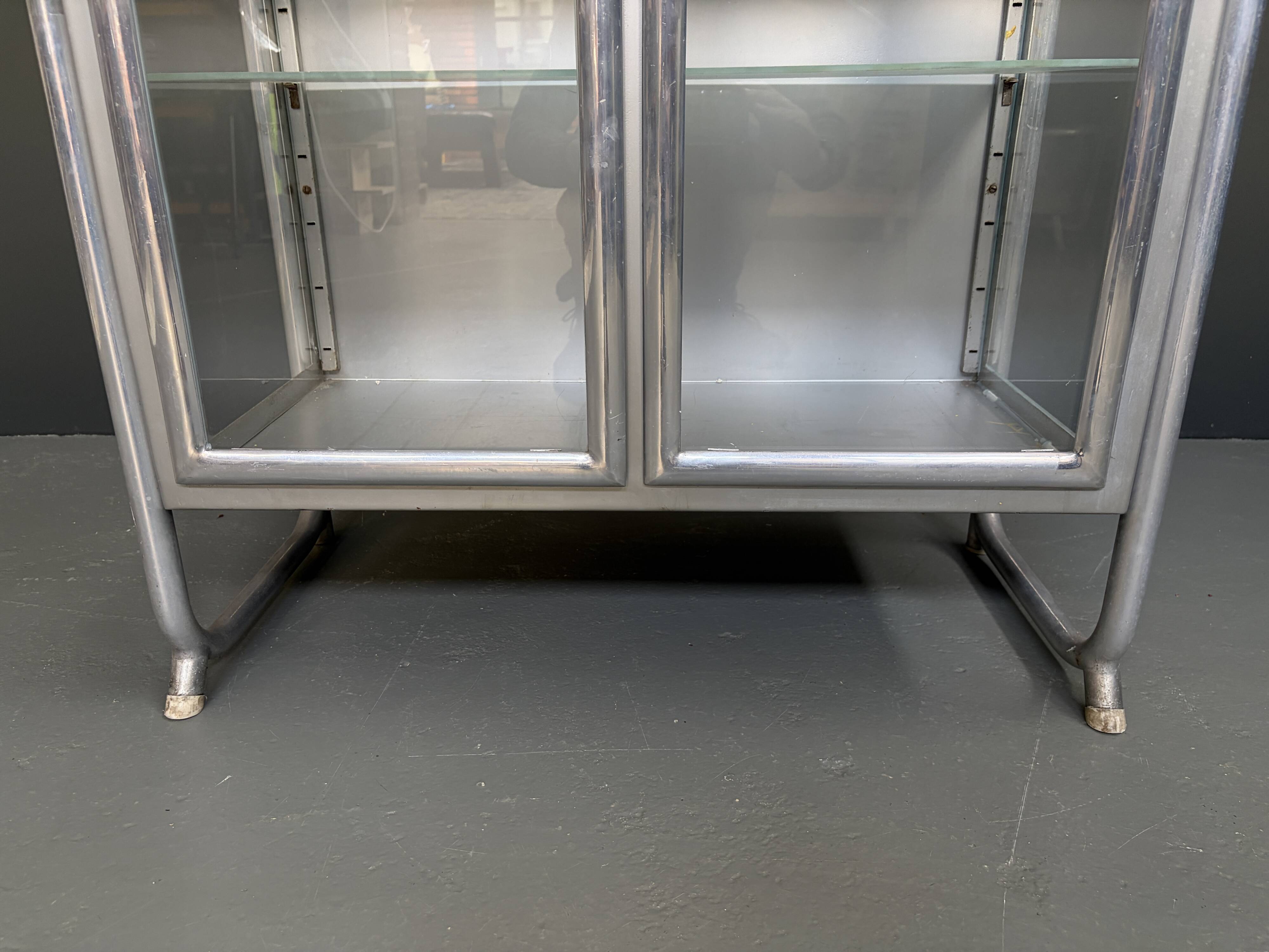 2 vitrines médicales italiennes vintage de profa - padoue