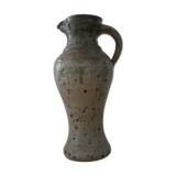 Vase pichet en grès gris-vert