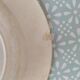 Set of 2 flat plates Terre de fer Salins Louis XVI