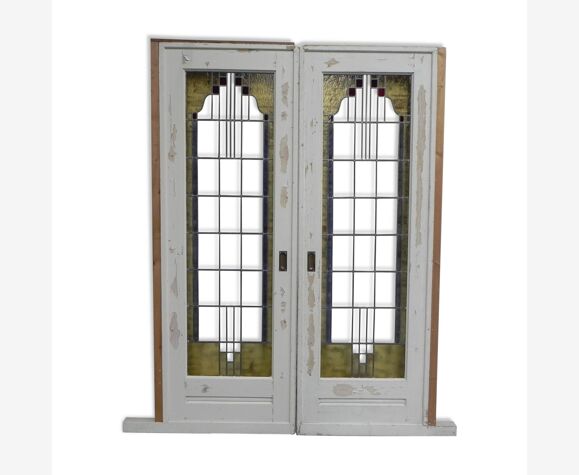 2 Art Deco Sliding Doors Selency 2 Art Deco Sliding Doors Selency, Art Deco Sliding Doors