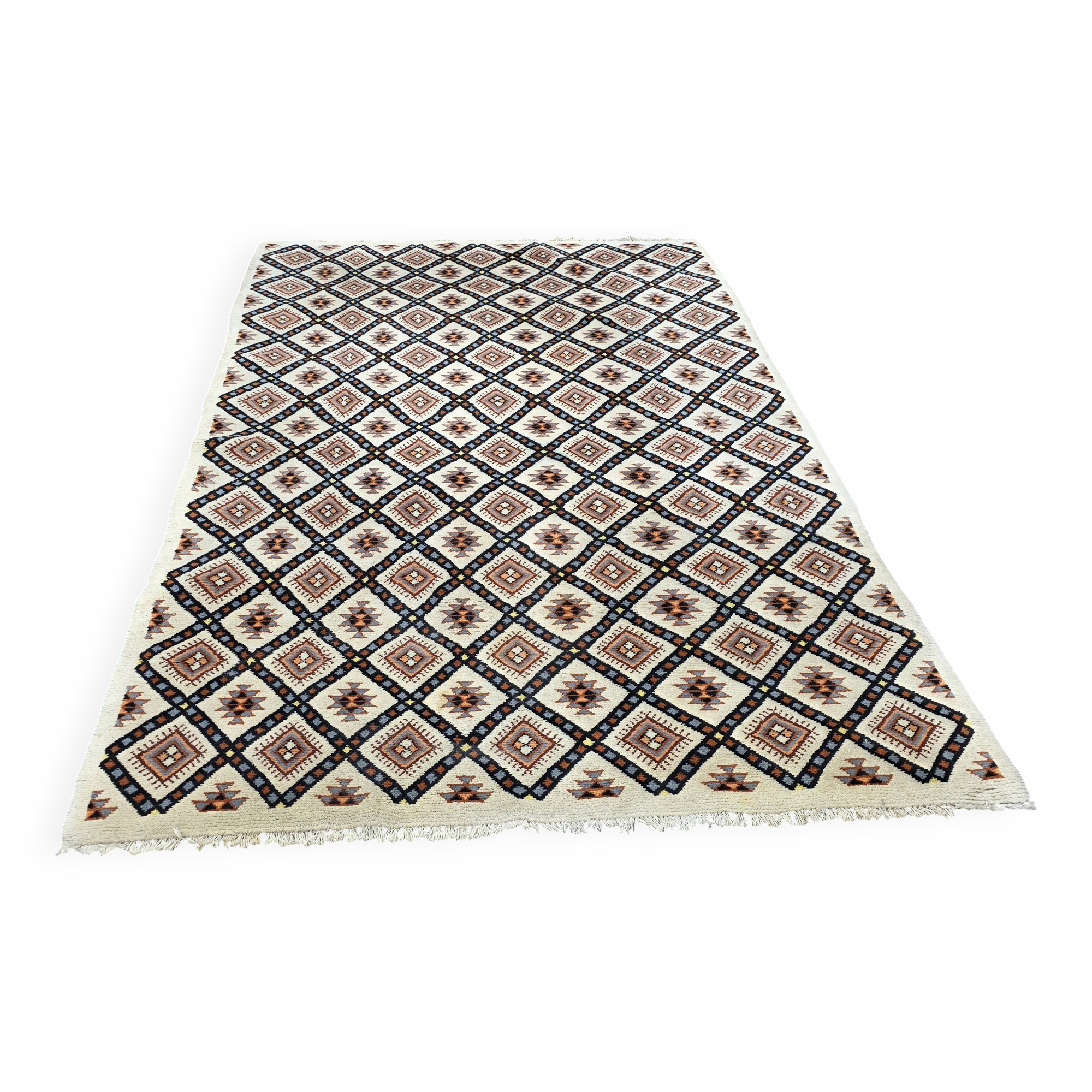 Scandinavian wool rug from the 60s/70s