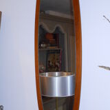 Mirror teak Scandinavian 30x76cm