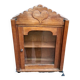 Showcase of popular art in solid wood, carved heart.