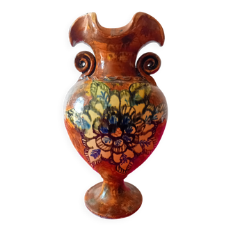 Vintage large stoneware vase