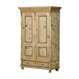 Solid Pine Wardrobe, 1920s