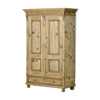 Solid Pine Wardrobe, 1920s