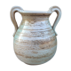Jar or vase in blue earth 33 x 29 cm