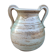 Jar or vase in blue earth 33 x 29 cm