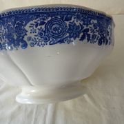 Large salad bowl dish Villeroy & Boch antique earthenware 374112 Burgenland Blue
