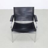 Fauteuil « Klinte » en cuir par Tord Björklund pour Ikea, années 1980