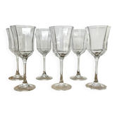 6 "Octime" wine glasses by Luminarc